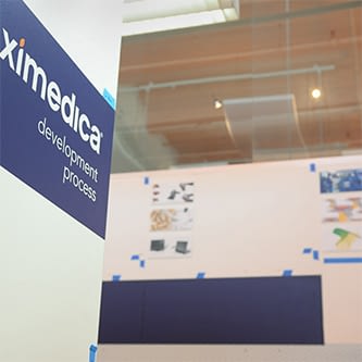 Ximedica San Francisco office exhibiting phases of product development