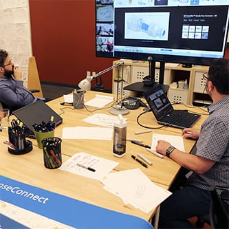 Ximedica Minneapolis employees designing prototype for a medical device
